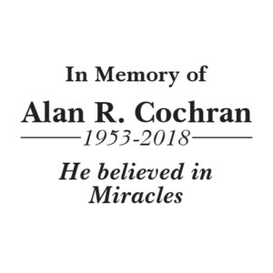 Alan Cochran Memorial